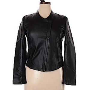 Faux leather jacket